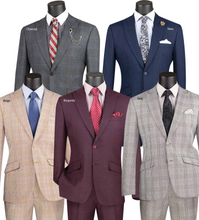 Load image into Gallery viewer, Vinci Slim Fit Single Breast Two Button Peak Lapel Suit