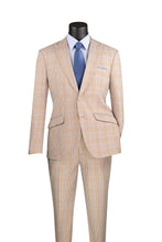 Load image into Gallery viewer, Slim Fit Single Breasted Two Button Peak Lapel Suit by Vinci