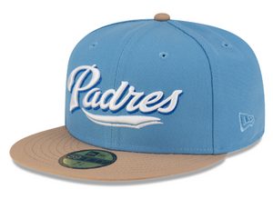 San Diego Padres Blue & Tan New Era 59Fifty Fitted Cap