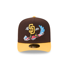 Load image into Gallery viewer, San Diego Padres New Era 59Fifty A Frame Curved Bill Cartoon 5950 Fitted Cap