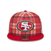 Load image into Gallery viewer, San Francisco 49ers New Era 9Fifty 950 Snapback Statement Sideline Plaid Niners Cap