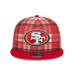 San Francisco 49ers New Era 9Fifty 950 Snapback Statement Sideline Plaid Niners Cap