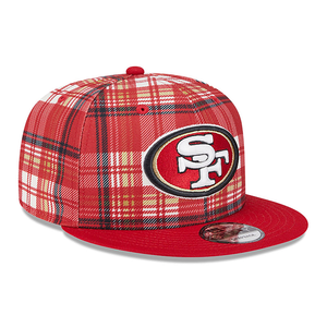 San Francisco 49ers New Era 9Fifty 950 Snapback Statement Sideline Plaid Niners Cap