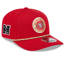 Load image into Gallery viewer, San Francisco 49ers New Era Sideline 970 9Seventy Snapback Hat