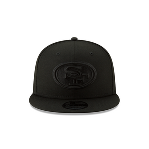 San Francisco 49ers New Era 9Fifty 950 Snapback Black on Black Cap