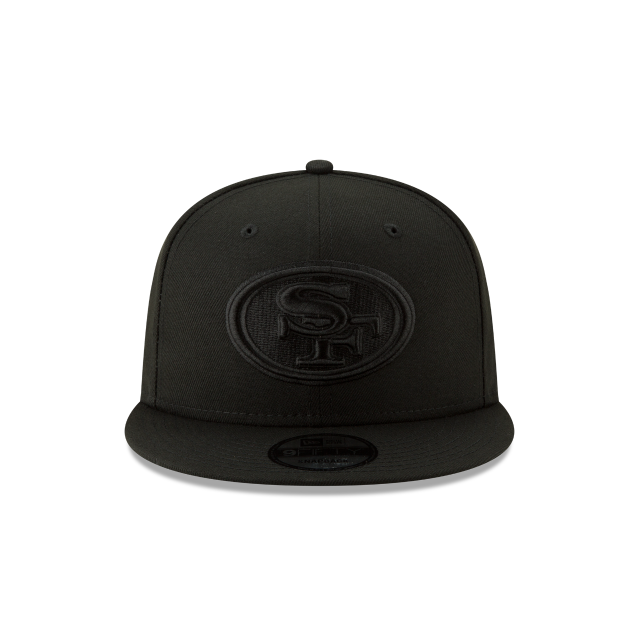 San Francisco 49ers New Era 9Fifty 950 Snapback Black on Black Cap