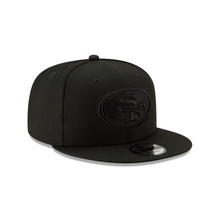 Load image into Gallery viewer, San Francisco 49ers New Era 9Fifty 950 Snapback Black on Black Cap