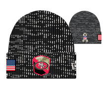 Load image into Gallery viewer, San Francisco 49ers 2023 Salute to Service Cuffed Knit New Era Beanie Hat