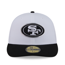 Load image into Gallery viewer, San Francisco 49ers 59Fifty White &amp; Black Pre-Curved Bill 5950 New Era Fitted Cap