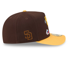 Load image into Gallery viewer, San Diego Padres New Era 59Fifty A Frame Curved Bill Cartoon 5950 Fitted Cap