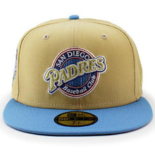 Load image into Gallery viewer, San Diego Padres Tan &amp; Blue New Era 59Fifty Fitted Cap # 70742426