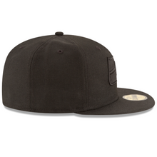 Load image into Gallery viewer, Seattle Seahawks New Era 59Fifty Triple Jet Black 5950 Fitted Hat