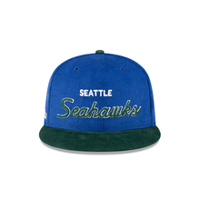 Load image into Gallery viewer, Seattle Seahawks New Era 59Fifty Corduroy 5950 Fitted Hat