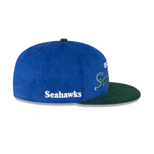 Load image into Gallery viewer, Seattle Seahawks New Era 59Fifty Corduroy 5950 Fitted Hat