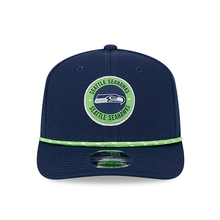 Load image into Gallery viewer, Seattle Seahawks New Era 9Seventy 970 Stretch Snap Snapback Curved Bill Cap