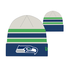 Load image into Gallery viewer, Seattle Seahawks New Era Vintage Knit Beanie