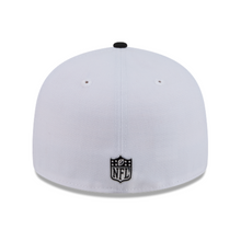 Load image into Gallery viewer, Seatle Seahawks 59Fifty White &amp; Black Pre-Curved Bill 5950 New Era Fitted Cap