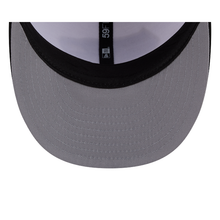 Load image into Gallery viewer, Seatle Seahawks 59Fifty White &amp; Black Pre-Curved Bill 5950 New Era Fitted Cap