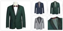 Load image into Gallery viewer, Single Breasted Slim Fit Shawl Collar Tuxedo # 201-9 201-19 202-2