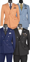 Load image into Gallery viewer, Slim Fit Double-Breasted Suit by Vinci in 10 Colors.  # SDB1