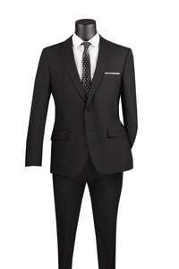 Slim Fit Single-Breasted Suit Lucci in Black, White & Royal Colors