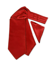Load image into Gallery viewer, Solid Microfiber Ascot &amp; Pocket Square
