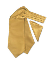 Load image into Gallery viewer, Solid Microfiber Ascot &amp; Pocket Square