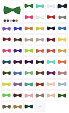 Load image into Gallery viewer, Solid Color Bow Tie in 56 Colors # BT10