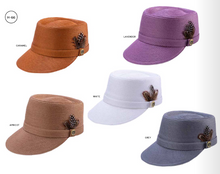 Load image into Gallery viewer, Braided Two Tone &amp; Solid Colors Legionnaire Hat # H67 H66