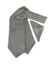 Load image into Gallery viewer, Solid Microfiber Ascot &amp; Pocket Square