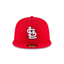Load image into Gallery viewer, St. Louis Cardinals New Era 59Fifty 5950 Wool Red Fitted Hat with World Series Side Patch