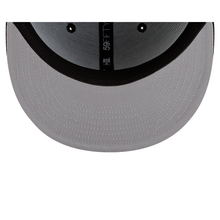 Load image into Gallery viewer, St. Louis Cardinals New Era 59Fifty 5950 Black on Black with White Outline on Logo Fitted Cap