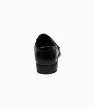 Load image into Gallery viewer, Stacy Adams Abram Moc Toe Slip On Black Dress Shoe