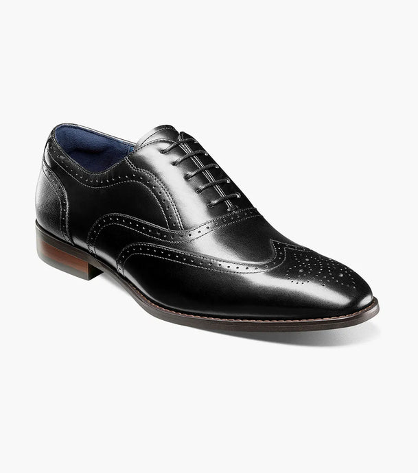 Stacy Adams Kaine Wingtip Oxford Leather Dress Shoe