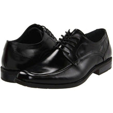 Load image into Gallery viewer, Stacy Adams Calhoun Moc Toe Leather Oxford Lace Up Black Dress Shoe
