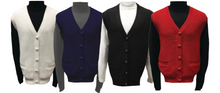 Load image into Gallery viewer, Sweater Vest In Red, White, Black &amp; Navy  # BM1877
