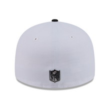 Load image into Gallery viewer, Tampa Bay Buccaneers 59Fifty White &amp; Black Pre-Curved Bill 5950 New Era Fitted Cap