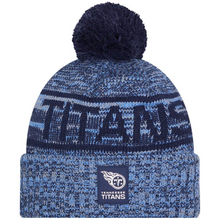 Load image into Gallery viewer, Tennessee Titans Pom Sport Knit New Era Sideline Beanie