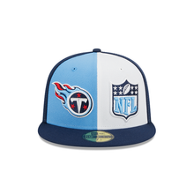 Load image into Gallery viewer, Tennessee Titans Sideline 59Fifty 5950 New Era Sideline Fitted Cap