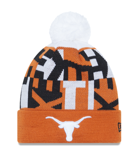 Texas Longhorns New Era Pom Knit Beanie