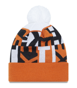 Texas Longhorns New Era Pom Knit Beanie