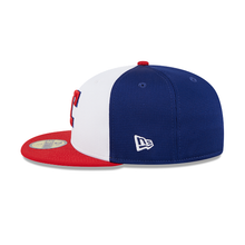 Load image into Gallery viewer, Texas Rangers New Era Red White Blue 59Fifty 5950 Fitted Cap