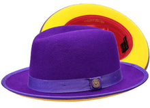Load image into Gallery viewer, The Princeton Wool Felt Fedora Snap Brim Hat by Bruno Capelo