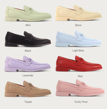 Load image into Gallery viewer, Classy &amp; Elegant Smoker Moc Toe Faux Tumbled Leather Slip-on Dress Shoe from The Ashford Collection # Ash4