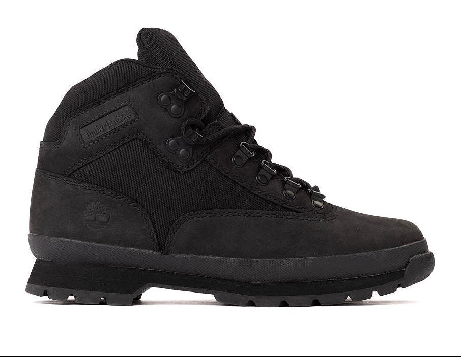 Timberland Black Nubuck Euro Hiker Shoe