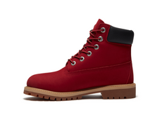 Load image into Gallery viewer, Timberland Premium 6 Inch Waterproof Boots in Red Juniors Sizes # 0A6BET