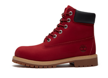 Load image into Gallery viewer, Timberland Premium 6 Inch Waterproof Boots in Red Juniors Sizes # 0A6BET