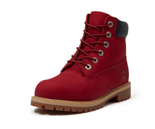 Load image into Gallery viewer, Timberland Premium 6 Inch Waterproof Boots in Red Juniors Sizes # 0A6BET