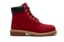 Load image into Gallery viewer, Timberland Premium 6 Inch Waterproof Boots in Red Juniors Sizes # 0A6BET