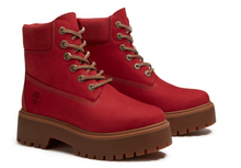 Load image into Gallery viewer, Timberland Women's Premium Stone Street 6-inch Lace Up Red Waterproof Boot #CET11